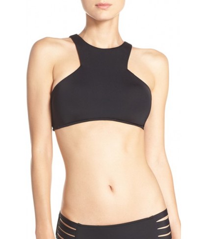 Seafolly High Neck Bikini Top  US / 1 AU - Black