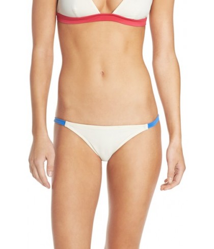 Solid & Striped 'Morgan' Bikini Bottoms  - Ivory