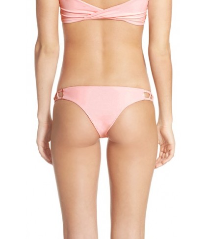 Issa De' Mar 'Hina' Cutout Sides Brazilian Bikini Bottoms  - Pink