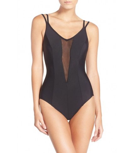 Miraclesuit Mesh Inset One-Piece Swimsuit