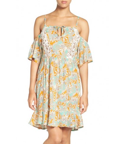 Maaji 'Botanic Sandy' Cold-Shoulder Cover-Up Dress