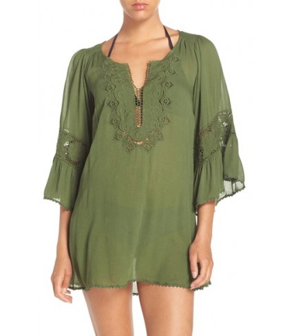 L Space 'Breakaway' Cover-Up Tunic  - Green