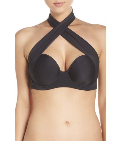 Freya Deco Convertible Underwire Bikini Top F (D US) - Black