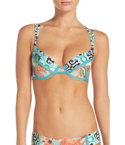 Maaji 'Neatokeen Greens' Underwire Bikini Top - Green