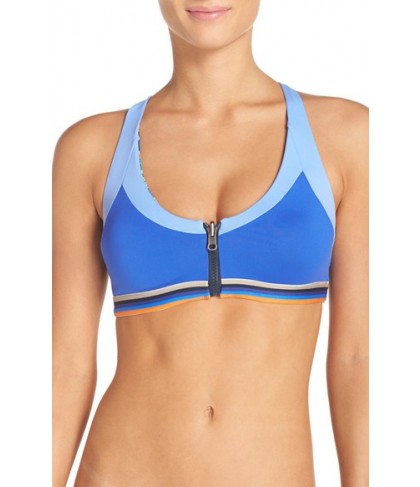 Maaji 'Poolside Bash' Reversible Racerback Bikini Top  - Blue