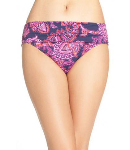 Tommy Bahama 'Jacobean' High Waist Bikini Bottoms