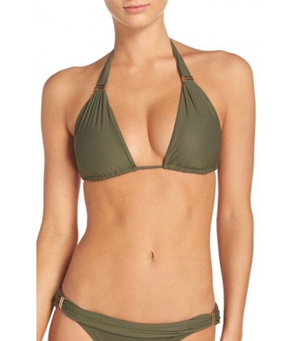 Vix Swimwear 'Bia' Halter Bikini Top - Green