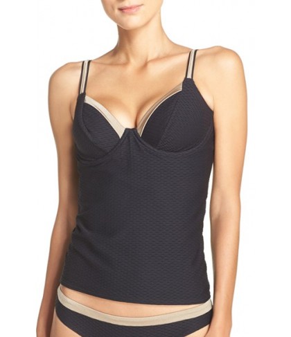 Fantasie 'Monaco' Underwire Tankini Top6D - Black