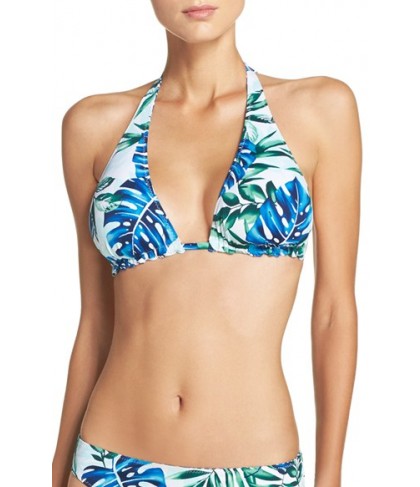 Tommy Bahama 'Fronds Floating' Reversible Halter Bikini Top