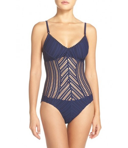 Robin Piccone Sophia One-Piece Swimsuit - Blue