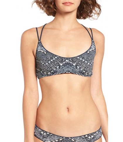 Rip Curl Moonstone Strappy Bralette Bikini Top  - Grey