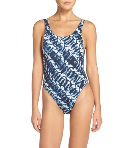 Dolce Vita Reversible One-Piece Swimsuit - Blue