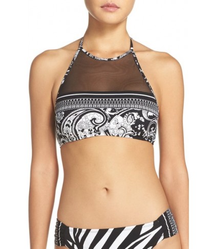 La Blanca Sevilla Scarf Bikini Top  - Black