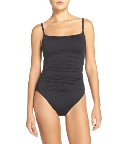 La Blanca 'Island Goddess' One-Piece Swimsuit  - Black