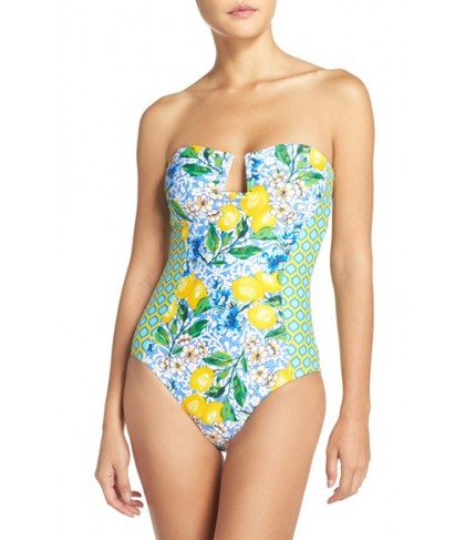 La Blanca Limoncello One-Piece Swimsuit  - Blue