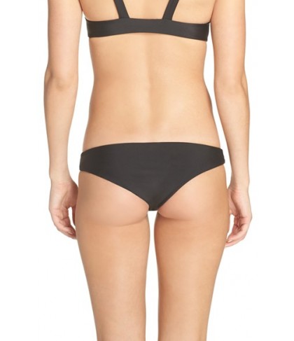 Acacia Swimwear Makai Cheeky Bikini Bottom  - Black