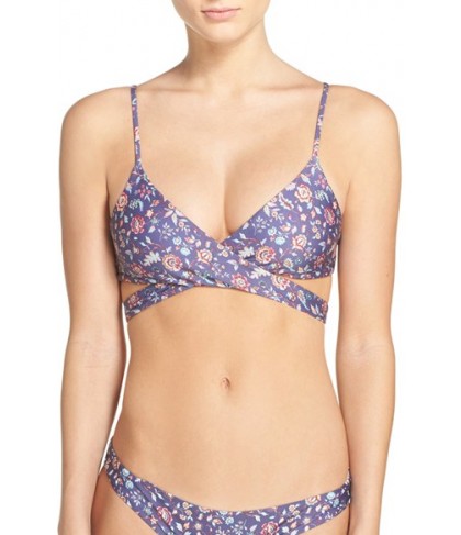 L Space Liberty Mist Rocky Bikini Top  - Purple