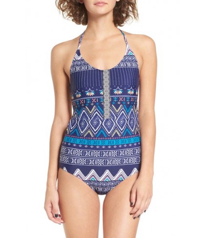 Roxy Band It Print One-Piece Swimsuit