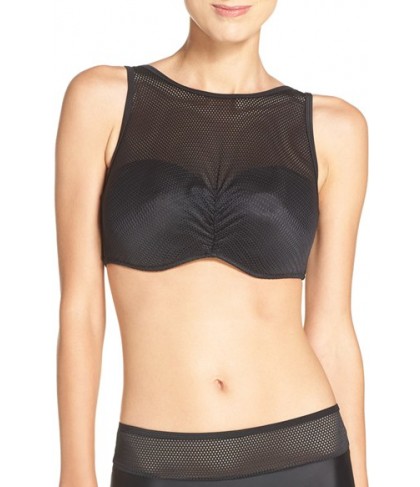 Blush By Profile Sand Tropez Underwire Bikini Top  D - Black