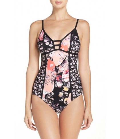 Seafolly Ocean Rose One-Piece Swimsuit  US / 1 AU - Black