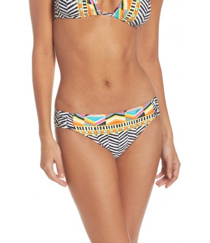 Trina Turk Brasilia Shirred Hipster Bikini Bottoms