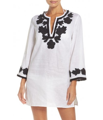 Tory Burch Applique Cover-Up Tunic