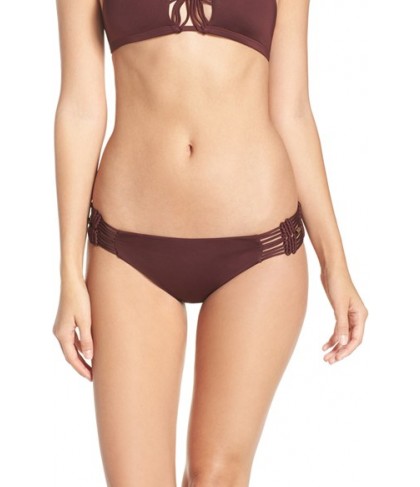 Dolce Vita Macrame Bikini Bottoms  - Brown