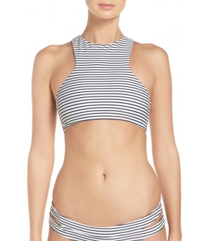 Mikoh Barbados Racerback Bikini Top - White