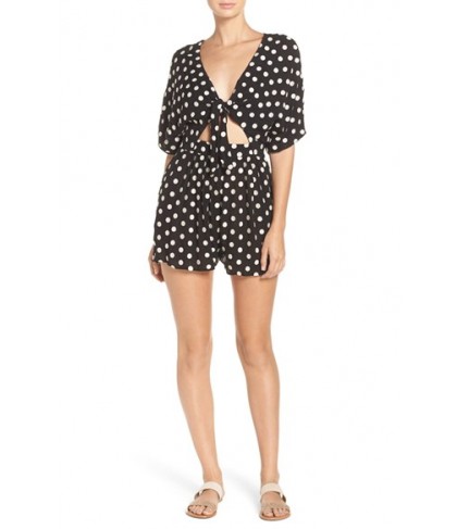 Mara Hoffman Embroidered Cover-Up Romper