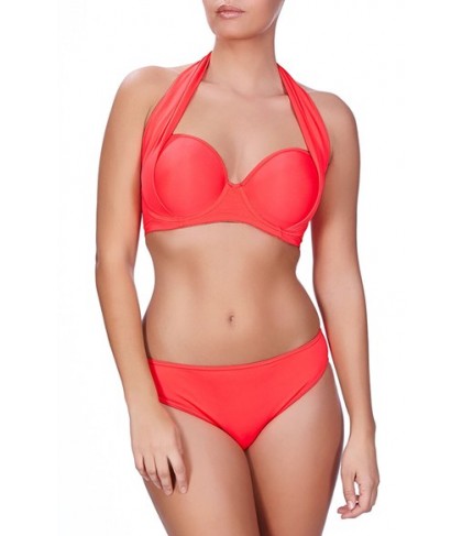 Freya Deco Convertible Underwire Bikini Top F (D US) - Red