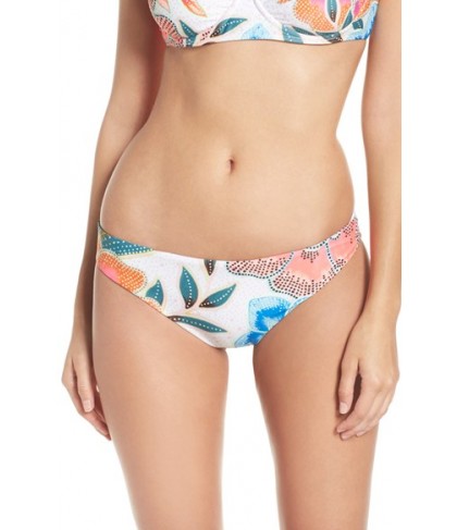 Mara Hoffman Floral Print Bikini Bottoms  - Coral