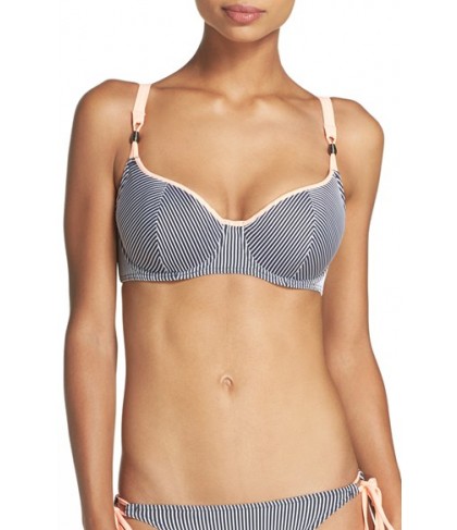 Freya 'Horizon' Padded Underwire Bikini Top8FF (5D US) - Grey