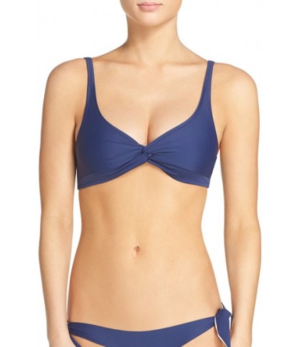 Solid & Striped Jane Bikini Top - Blue