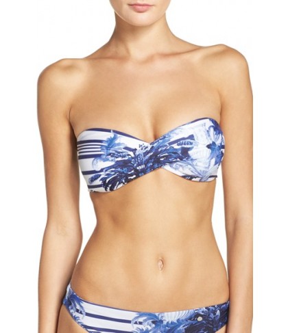 Ted Baker London Persian Blue Bandeau Bikini Top - Blue