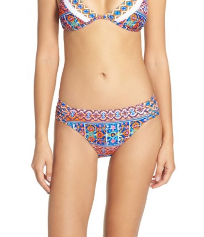 La Blanca 'Corsica Tile' Hipster Bikini Bottoms