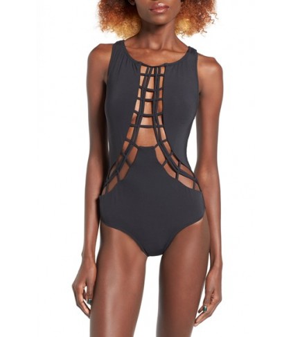 Volcom Salty Air Strappy One-Piece Swimsuit