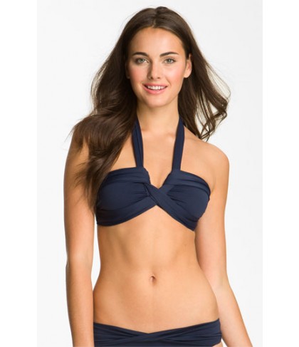 Seafolly Halter Bikini Top US / 8 AU - Blue