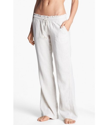 Roxy 'Oceanside' Beach Pants  - Beige