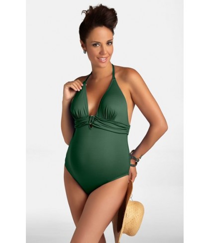 Pez D'Or One-Piece Maternity Swimsuit  - Green