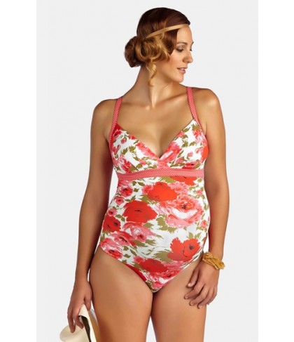 Pez D'Or 'Montego Bay' One-Piece Maternity Swimsuit  - Pink