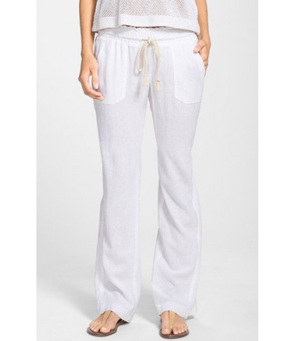 Roxy 'Oceanside' Beach Pants - White